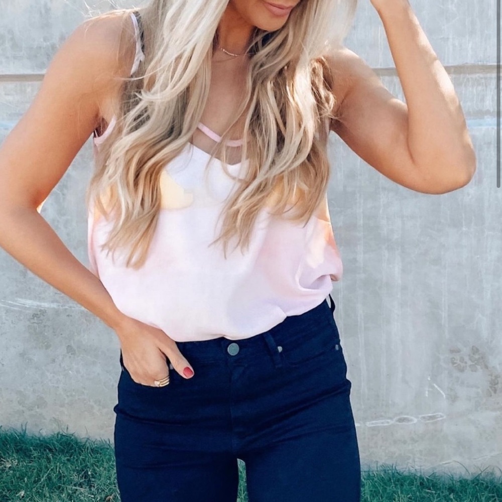 Amaryllis tie dye cami